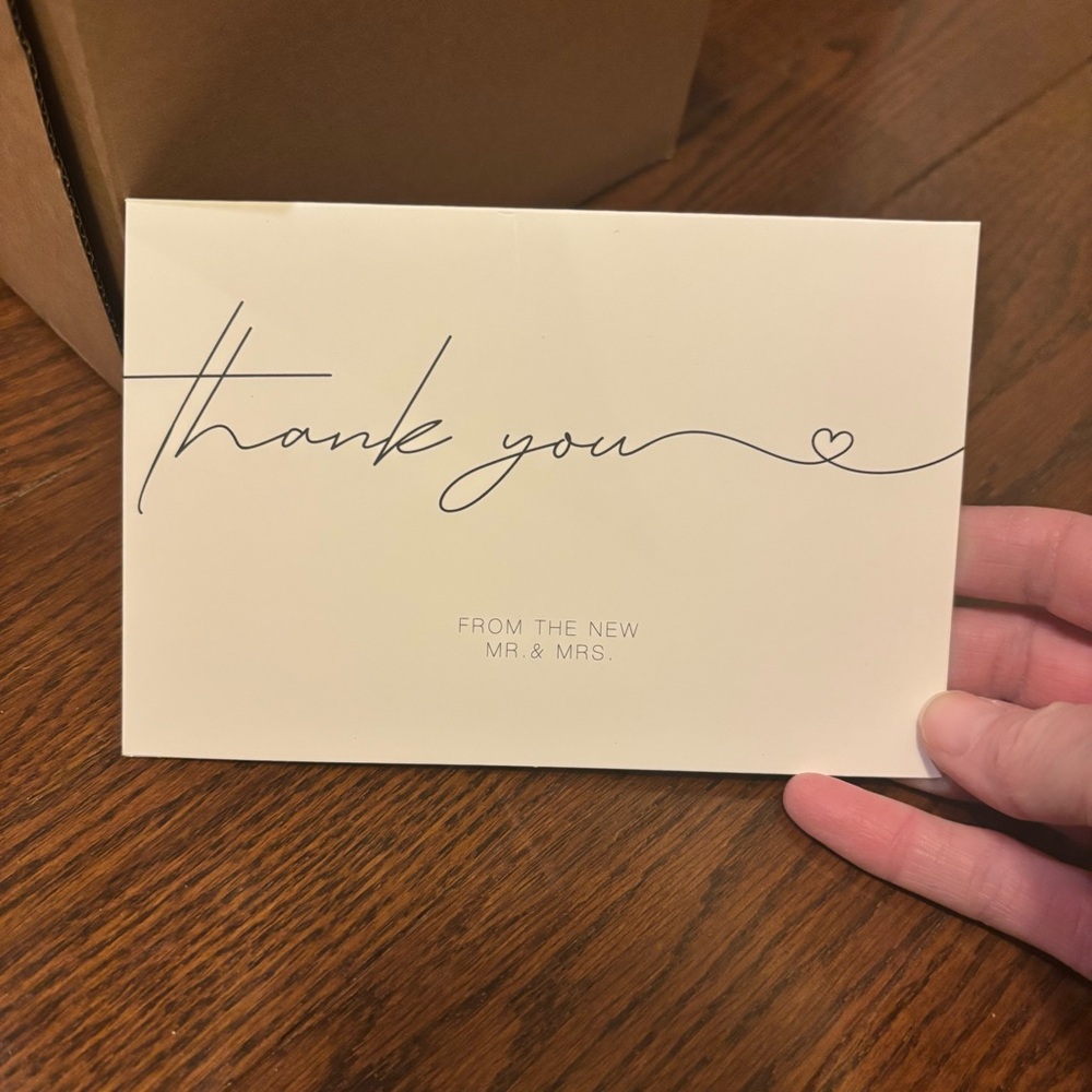 Wedding Thank You Cards